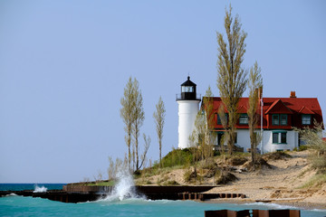 Sticker - Point Betsie Lighthouse, built in 1858