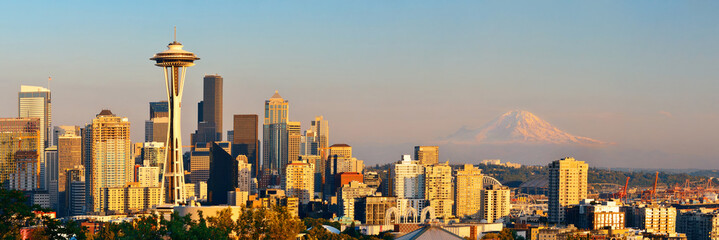 Fototapete - Seattle city skyline