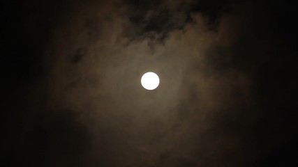 windy cloud moving through full moon at night for horror scene, high definition, full hd, 1920x1080