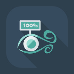 Sticker - Flat modern design with shadow icon optics