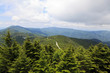 Mount Mitchell with a View of the Blue Ridge Parkway Road