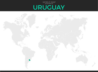 Oriental Republic of Uruguay Location Map