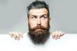© Volodymyr - bearded surprised man with paper