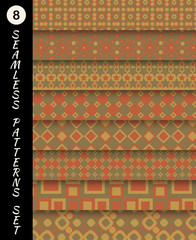 Poster - Seamless patterns set