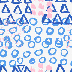 Aufkleber - Scandinavian seamless pattern