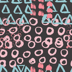 Aufkleber - Scandinavian seamless pattern