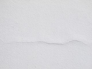 Wall Mural - crack on white wall texture