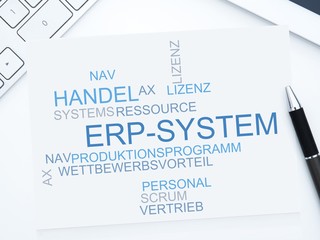 Wall Mural - ERP-System