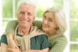 © aletia2011 - Happy senior couple  near river
