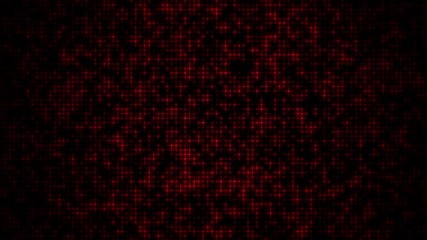 Wall Mural - Pulsating red stars on black background