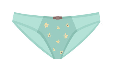 Female panties types flat thin bikini underpants vector icon. Woman underwear fashion styles bikini underpants collection. Underclothes bikini underpants design elements classic briefs.