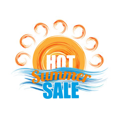 hot summer sale banner