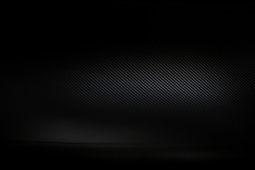 Wall Mural - Dark and black carbon fiber background texture