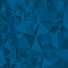 Wall Mural - Blue Polygonal Mosaic Background for Design Template