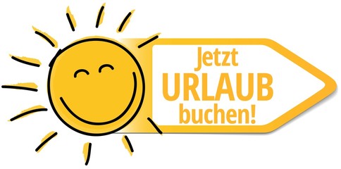 Canvas Print - Jetzt Urlaub buchen