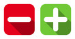 © reeel - minus & plus flat icons