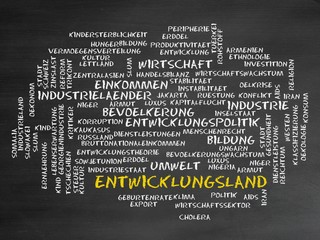 Canvas Print - Entwicklungsland