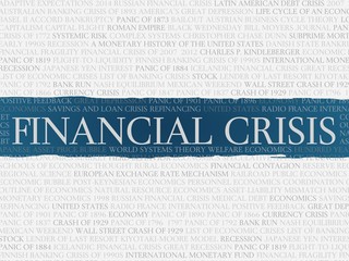 Wall Mural - Financial Crisis