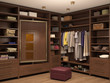 © vipman4 - Empty white dressing room; interior of a modern house. 3d illust