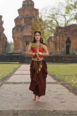 Portraits in concept Apsara. , The legend of female in the ancie