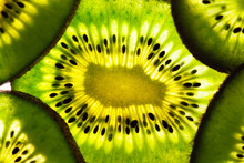 Background Of Kiwi Slices