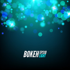 festive colorful bokeh background lights. abstract vector illustration
