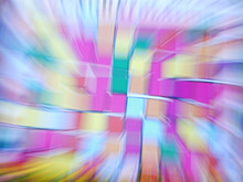 Abstract Zoom Light Background. Radial Motion Blur / Zooming Effect