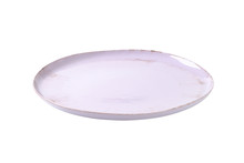 Round Lilac Platter
