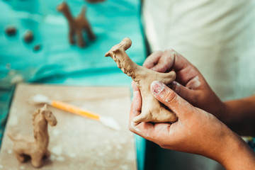 children's hands sculpts