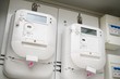 Electric energy meter. Pair of electrical units