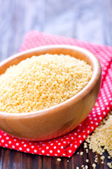 Poster - raw  couscous