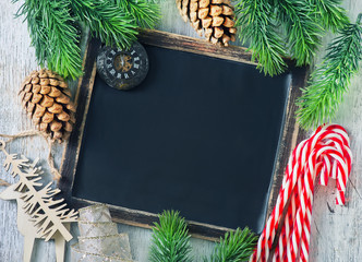 Canvas Print - christmas background