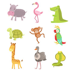 Poster - African Animals Icon Set