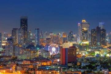 Canvas Print - Bangkok Ferris Wheel