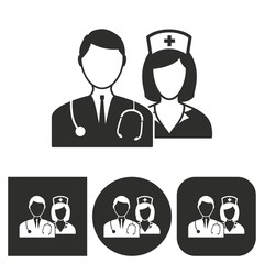 Wall Mural - Nurse - vector icon.