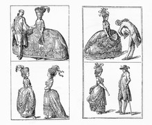German Fashion In Berlin: Men And Ladies Clothing In Early 18th Century