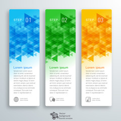 Wall Mural - infographics web banner & label design