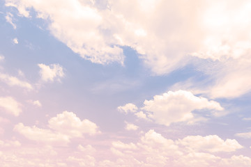 Wall Mural - sky with a pastel colored gradient