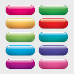 Wall Mural - glossy buttons