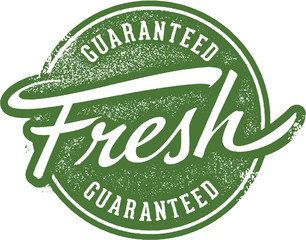 guaranteed fresh product label