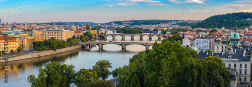 Obraz Dibond Panoramę miasta panorama Praga