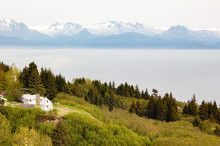 Faraway View Of Katmai National Park And Preserve