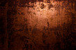 old scary rusty rough golden and copper metal surface texture/background for Halloween or haunted house games background/texture of wall