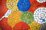 Colorful mosaic tiles