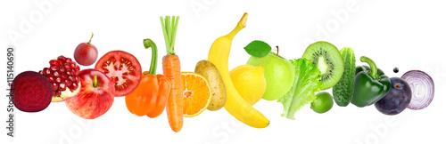 Fototapeta do kuchni Fruits and vegetables