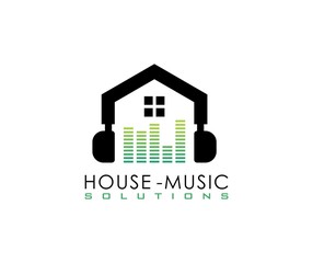 Wall Mural - House music logo