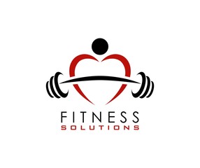 Canvas Print - Fitness logo