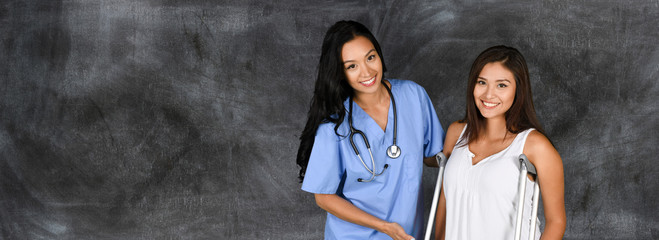 Canvas Print - Nurse In Hospital