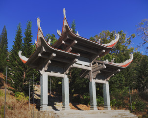 Temple of Nirvana Buddha on Ta Cu mountain