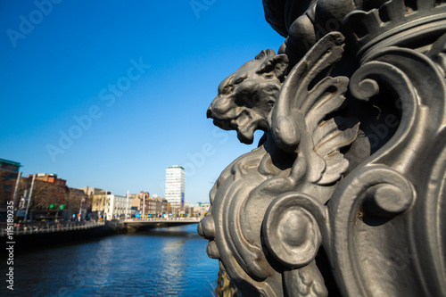 Zdjęcie XXL O&#39;Connell Bridge w Dublin City, Irlandia